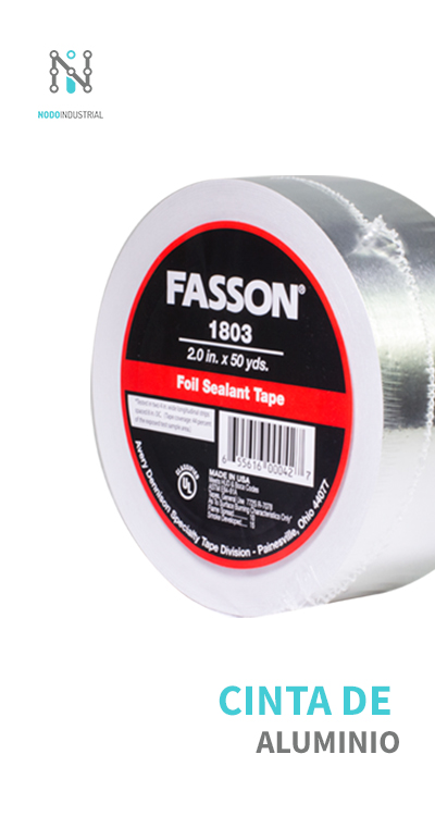 Cinta Foil de Aluminio Adhesiva-Fasson (USA) - Refriworld